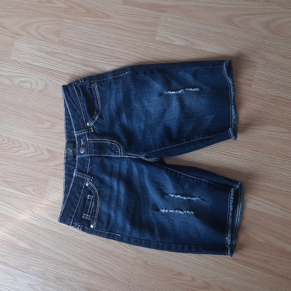 Denim shorts